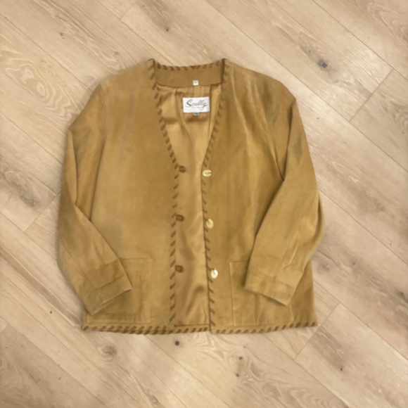 100% genuine leather suede over sized Scully festival jacket - Picture 2 of 10